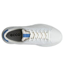 Ecco Street Vibe Waterproof Spikeless Shoes - White/Federal Blue