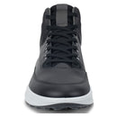 Ecco Golf Street Vibe Hi-Top Waterproof Spikeless Shoes - Black/Magnet