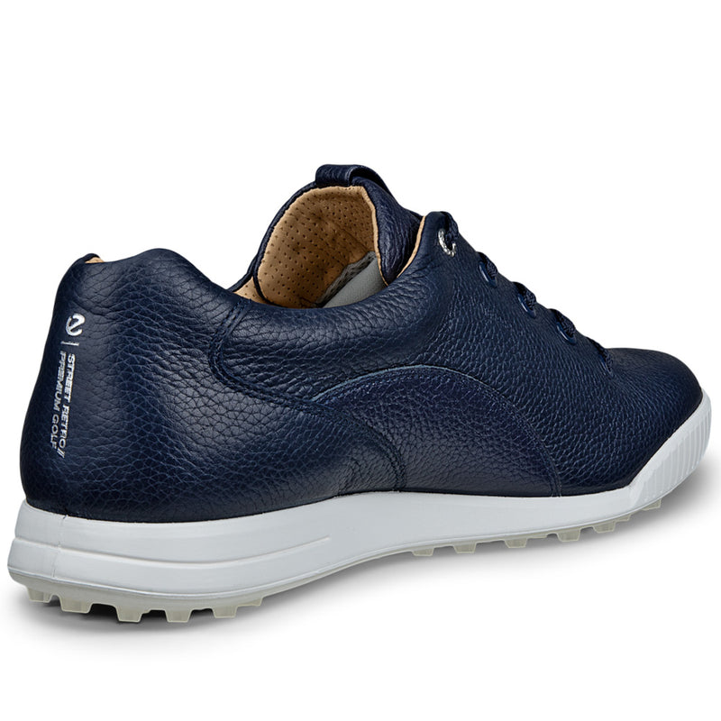 ECCO Golf Street Retro Waterproof Spikeless Shoes - Marine
