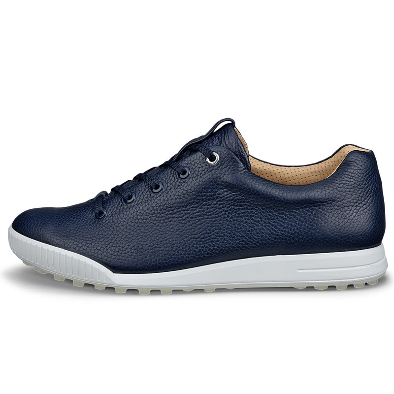 ECCO Golf Street Retro Waterproof Spikeless Shoes - Marine
