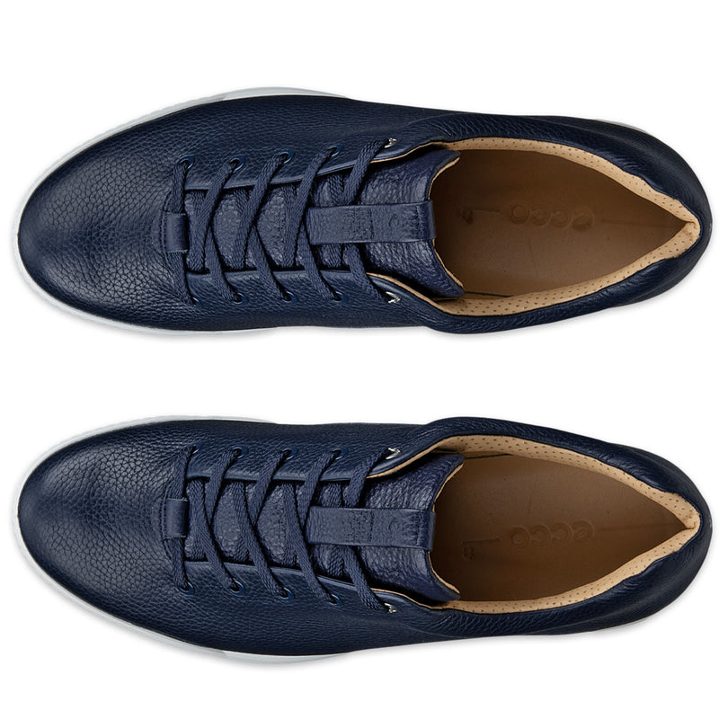 ECCO Golf Street Retro Waterproof Spikeless Shoes - Marine