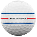 Callaway Chrome Soft 360 Triple Track Golf Balls - White - 12 Pack