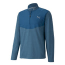 Puma Cloudspun 1/4 Zip Pullover - Digi-Blue Heather