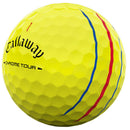 Callaway Chrome Tour Triple Track Golf Balls - Yellow - 12 Pack