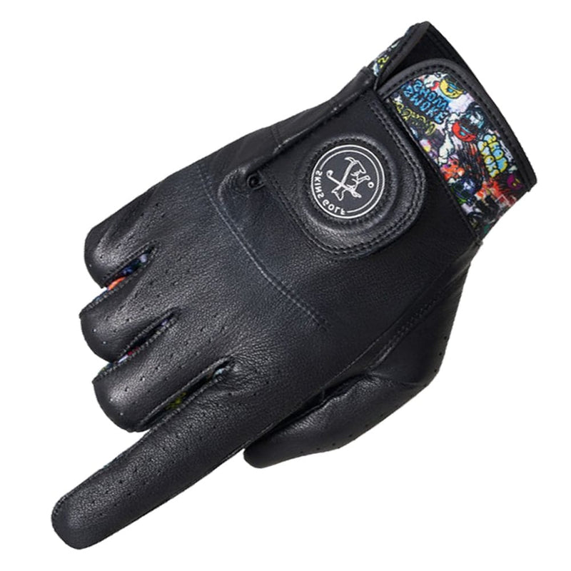Skins Golf Smoke Show Glove  - Black