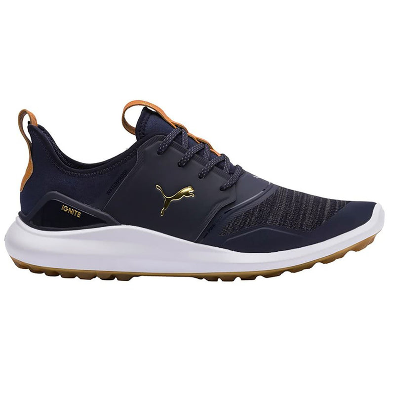 Puma Ignite NXT Lace Spikeless Shoes - Peacoat/Gold/White