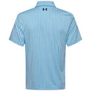 Under Armour Playoff 3.0 Printed Polo Shirt - Opal Blue/Midnight Navy