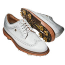FootJoy Premiere Series Marquis Waterproof Spiked Shoes - White/White/Brown