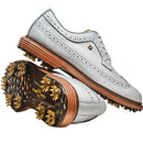 FootJoy Premiere Series Marquis Waterproof Spiked Shoes - White/White/Brown