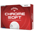 Callaway Chrome Soft Golf Balls - White - 12 Pack