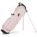 Sunday Golf El Camino Stand Bag - Pink & White Checker