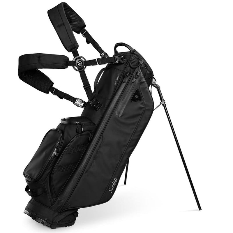 Sunday Golf Storm Ryder Waterproof Stand Bag - Black