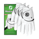 FootJoy WeatherSof Golf Glove (3 Pack) - White/Black