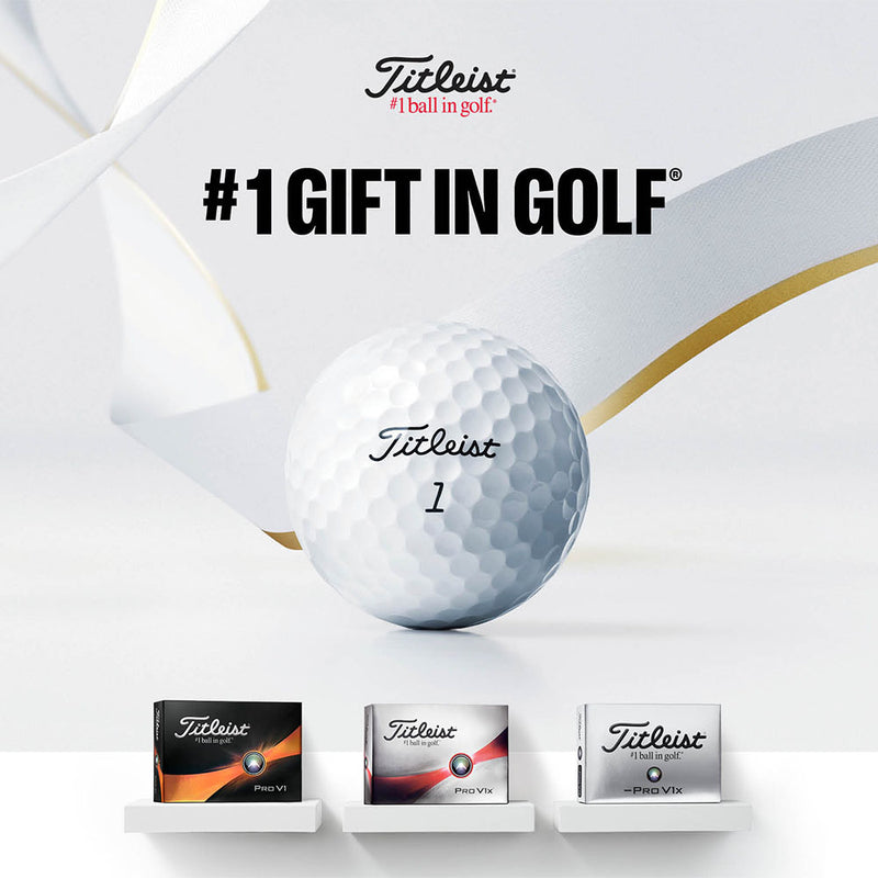 Titleist Pro V1x Left Dash Golf Balls - FREE Personalisation - White- 12 Pack