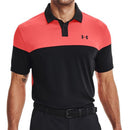 Under Armour T2G Blocked Polo - Black/Venom Red