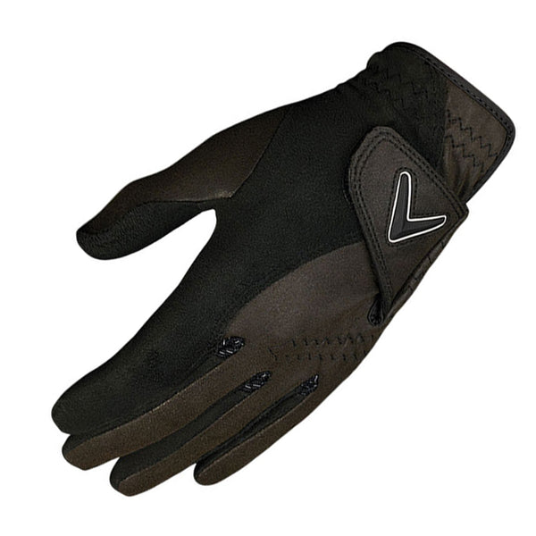 Callaway Opti Grip Rain Golf Gloves (Pair) - Black