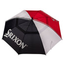 Srixon 62" Double Canopy Umbrella - Black/White/Red