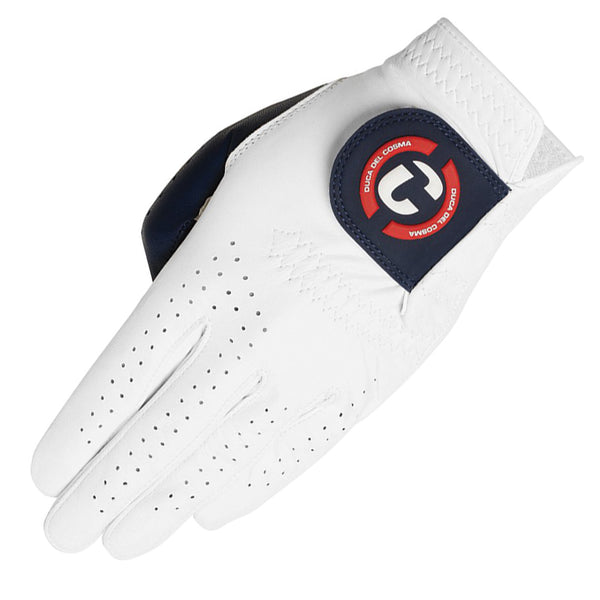 Duca Del Cosma Elite Pro Sentosa Cabretta Leather Glove - White/Navy
