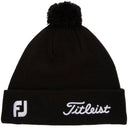 Titleist Tour Pom Pom Beanie - Black/White