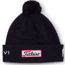 Titleist Tour Pom Pom Beanie - Navy/White