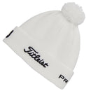 Titleist Tour Pom Pom Beanie - White/Black