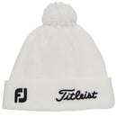 Titleist Tour Pom Pom Beanie - White/Black