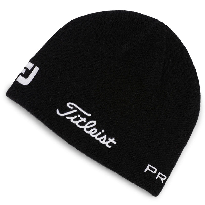 Titleist Tour Merino Beanie - Black/White