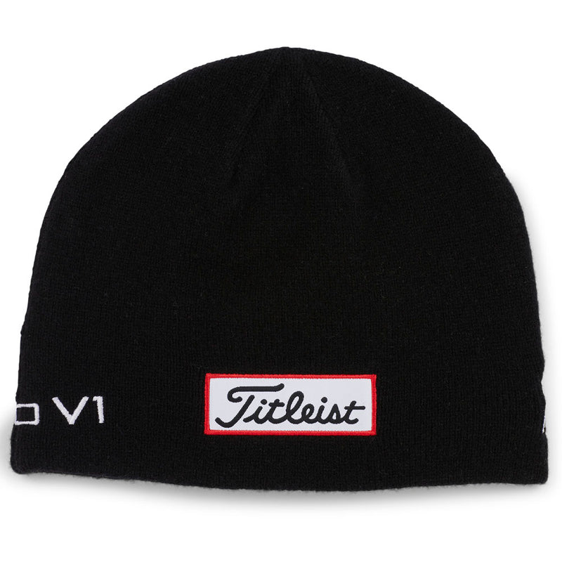 Titleist Tour Merino Beanie - Black/White