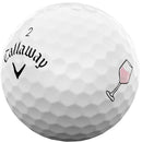 Callaway Supersoft Cheers Golf Balls - White - 12 Pack