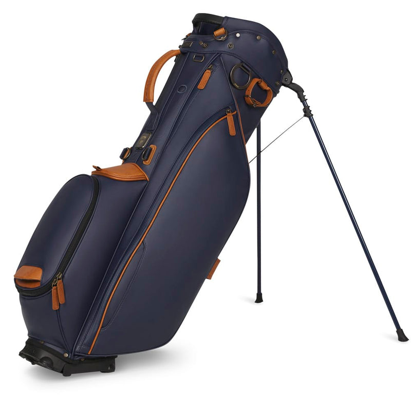 Titleist Links Legend Members Stand Bag - Navy/Palomino/Antique Brass