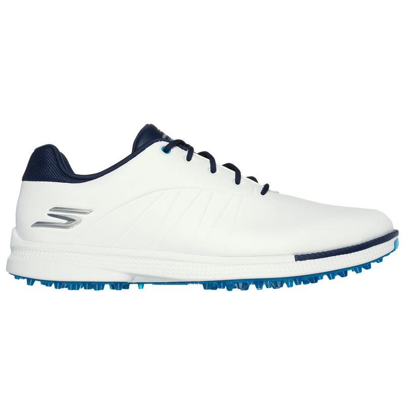 Skechers Go Golf Tempo GF Spikeless Shoes - White/Navy/Blue