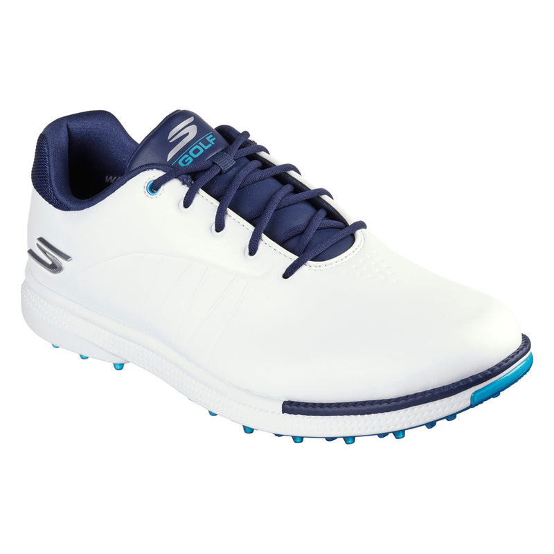 Skechers Go Golf Tempo GF Spikeless Shoes - White/Navy/Blue