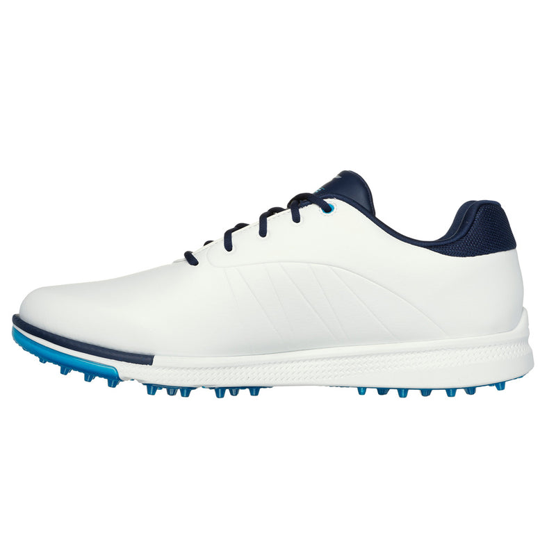 Skechers Go Golf Tempo GF Spikeless Shoes - White/Navy/Blue