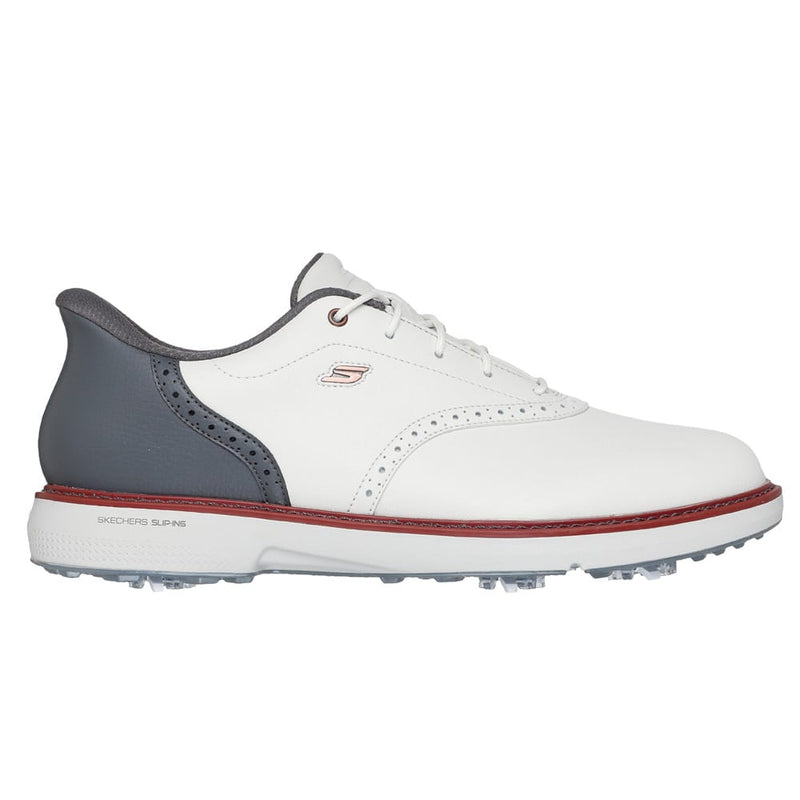 Skechers Slip Ins Go Golf Prestige Spiked Waterproof Shoes - Natural/Grey