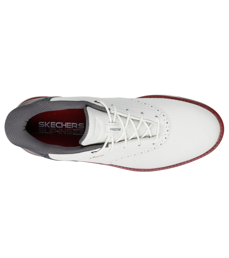 Skechers Go Golf Prestige Spiked Shoes - Natural/Grey