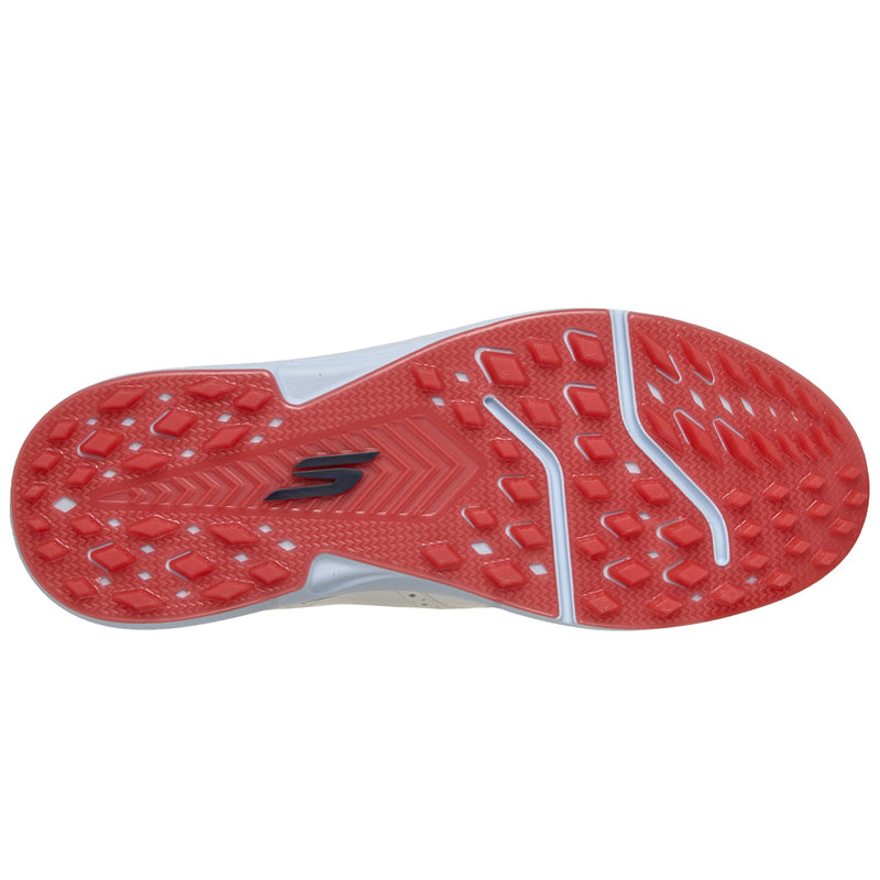 Skechers Go Golf Prestige Spikeless Shoes - White/Navy/Red