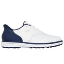 Skechers Go Golf Prestige Spikeless Waterproof Shoes - White/Navy