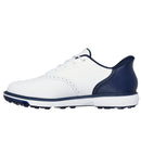 Skechers Go Golf Prestige Spikeless Waterproof Shoes - White/Navy