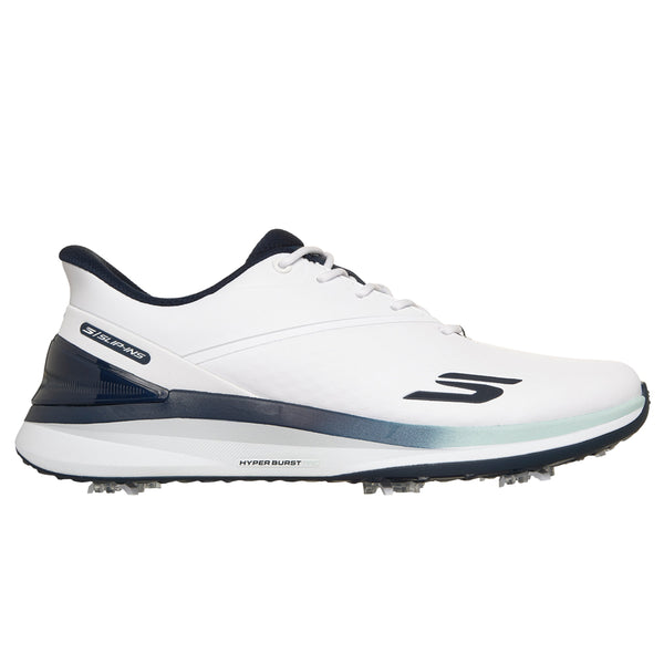 Skechers Blade Tour Spiked Shoes - White/Navy
