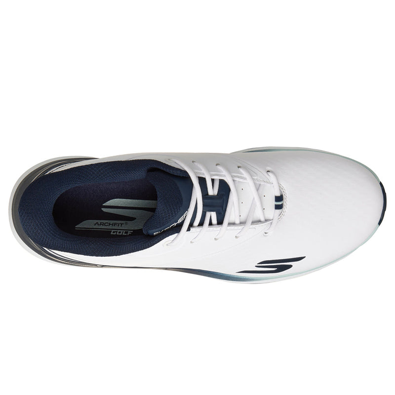 Skechers Blade Tour Spiked Shoes - White/Navy