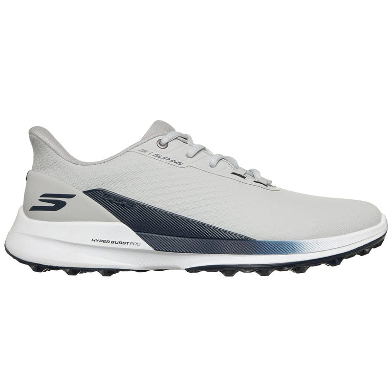 Skechers Pure Slip Ins Waterproof Spikeless Shoes - Grey/Navy