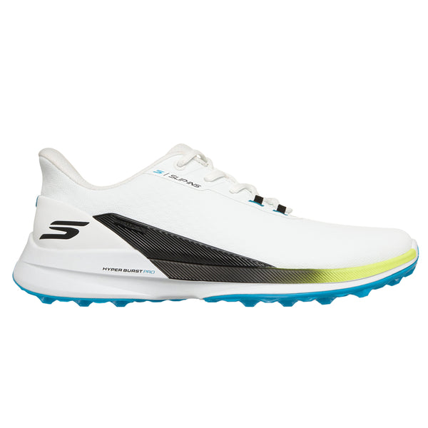 Skechers Pure Spikeless Shoes - White/Black/Multi