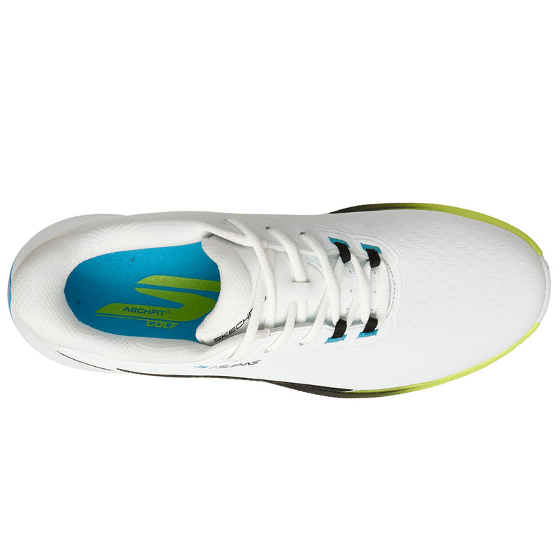 Skechers Pure Spikeless Shoes - White/Black/Multi