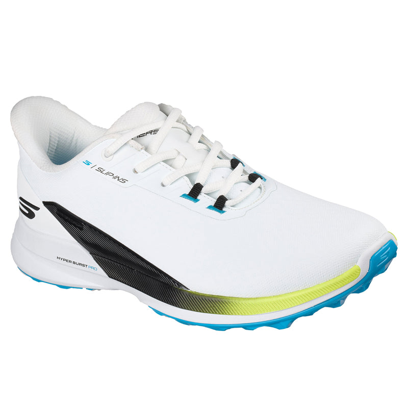 Skechers Pure Spikeless Shoes - White/Black/Multi