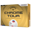Callaway Chrome Tour TruTrack Golf Balls - Blue/Red - 12 Pack