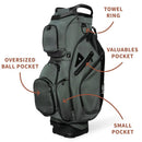 Sunday Golf Big Rig Cart Bag - Midnight Green
