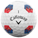 Callaway Chrome Tour TruTrack Golf Balls - Blue/Red - 12 Pack