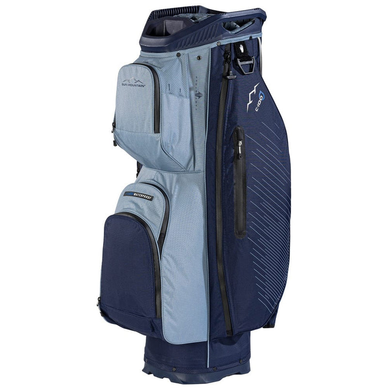 Sun Mountain C100 H2NO Waterproof Cart Bag - Navy/Ash/Powder