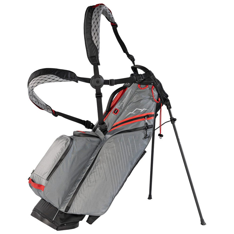 Sun Mountain Eclipse E2.5 H2NO Waterproof Stand Bag - Black/Nickel/Red