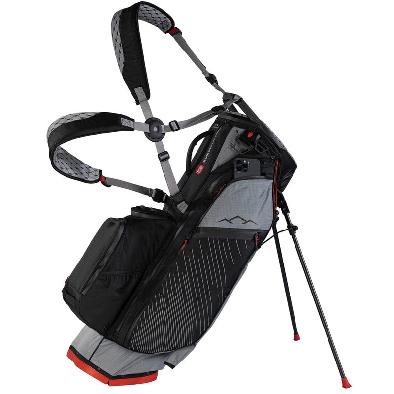 Sun Mountain Eclipse E4.5 H2NO Waterproof Stand Bag - Nickel/Black/Red
